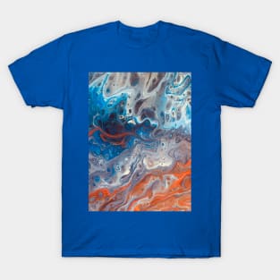 Fluid acrylic painting T-Shirt